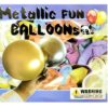 2 Inch Metallic Fun Balloons Cardinal