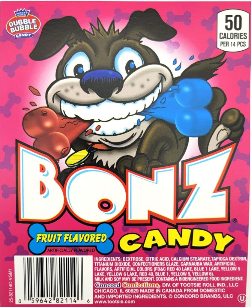 Bonz Candy 11,000 Ct. Case $68.50 Per Case Display Card Free