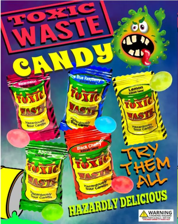 Toxic Waste Hazardously Sour Candy